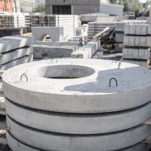 Round reinforced concrete well cover, factory warehouse
